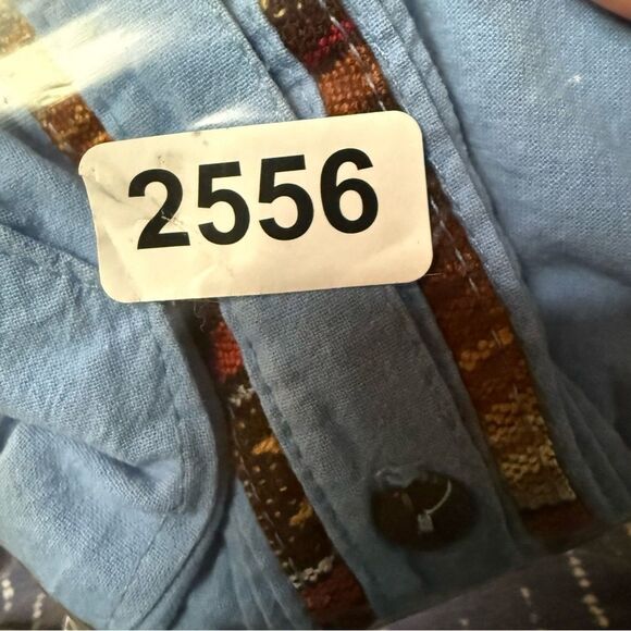 Blue Kids Shirt with Button Detail - Picture 4 of 4